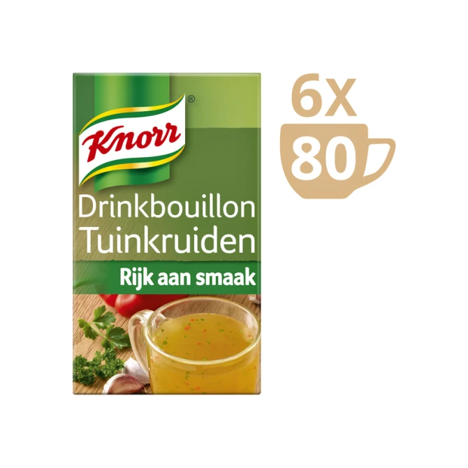 Drinkbouillon Knorr tuinkruiden 80 stuks