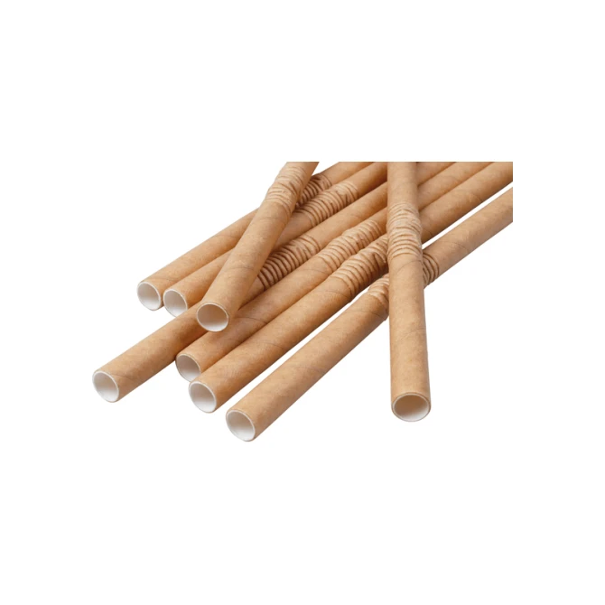 Drinkrietje IEZZY karton buigbaar Ø 6x240mm 100% fair 200 stuks bruin