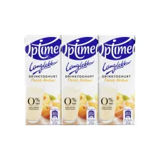 Drinkyoghurt Optimel Langlekker perzik abrikoos 20cl