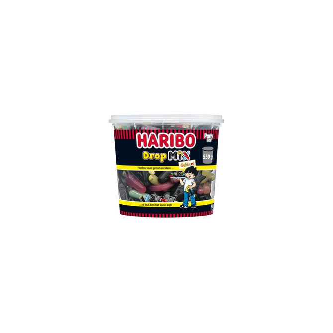 Drop Haribo mix gekleurd 550gr