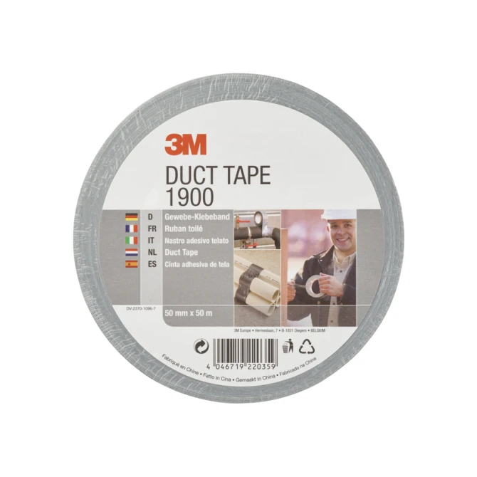 Duct tape 3M 1900 50mmx50m zilver