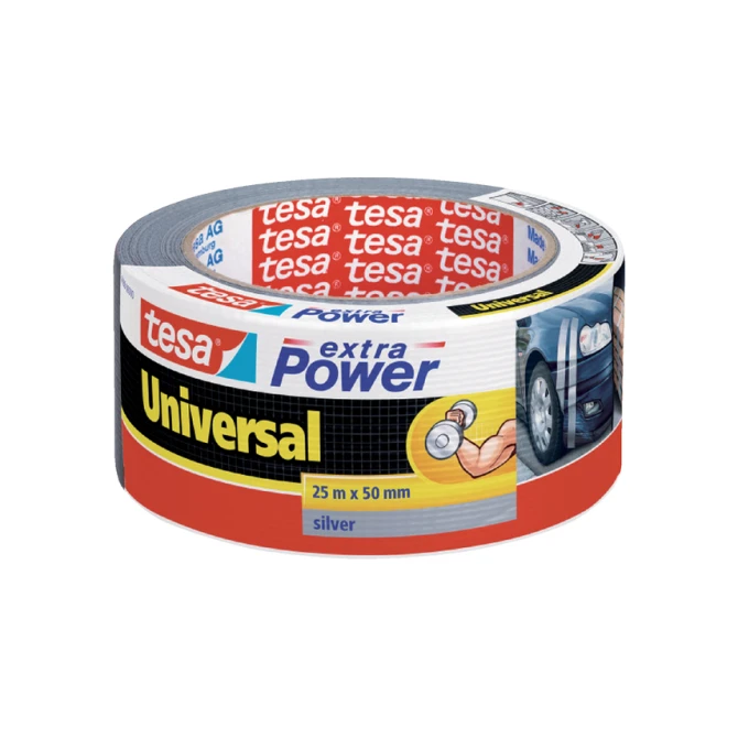 Duct tape tesa® extra Power Universal 25mx50mm grijs