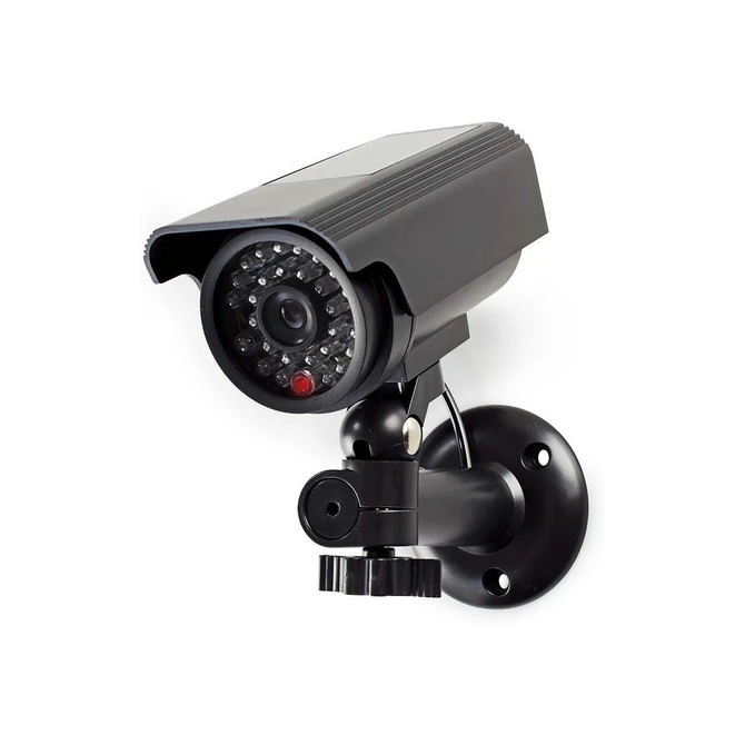 Dummy beveiligingscamera Nedis bullet solar buiten grijs