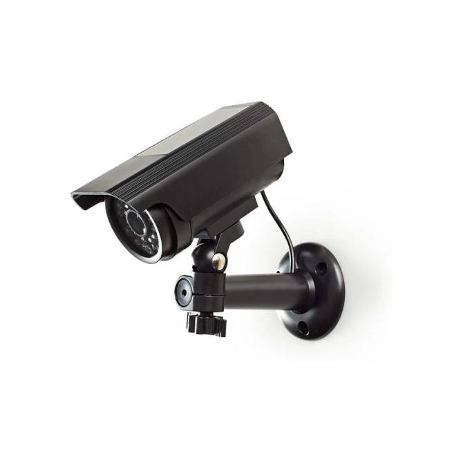 Dummy beveiligingscamera Nedis bullet solar buiten grijs