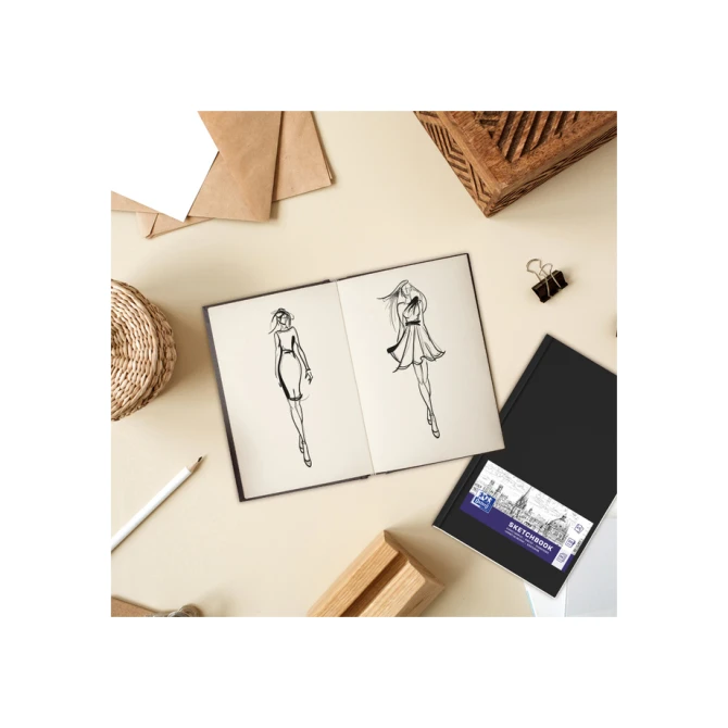 Dummyboek Oxford A5 96 vel 100 gram zwart