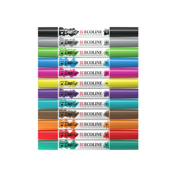 Duotip Talens Ecoline set à 12 stuks basis