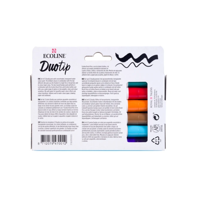 Duotip Talens Ecoline set à 12 stuks basis