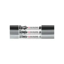 Duotip Talens Ecoline set à 3 stuks zwart en grijs Duotip Talens Ecoline set à 3 stuks zwart en grijs