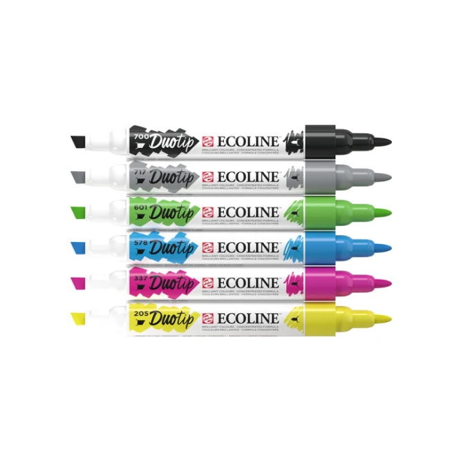 Duotip Talens Ecoline set à 6 stuks basis