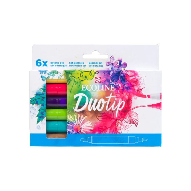 Duotip Talens Ecoline set à 6 stuks botanisch