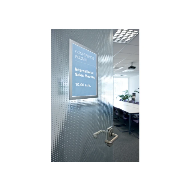 Duraframe Durable 487223 A4 zilvergrijs 2 stuks