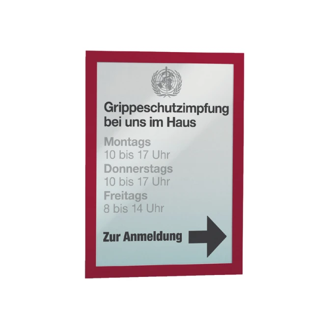 Duraframe Durable 487303 A3 rood 2 stuks