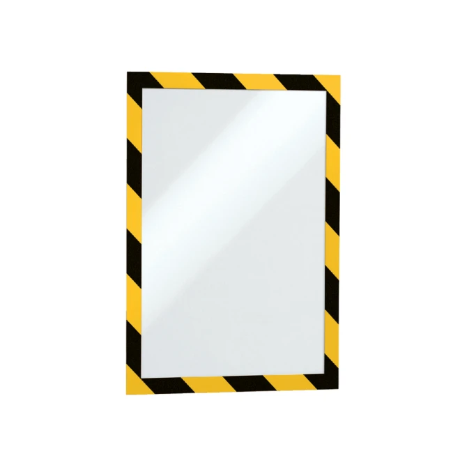 Duraframe Durable 4945130 security A4 magneet geel/zwart 5 stuks