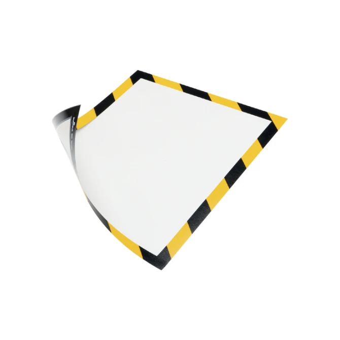 Duraframe Durable 4945130 security A4 magneet geel/zwart 5 stuks