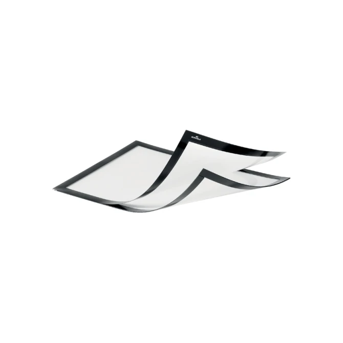 Duraframe Durable 498501 magnetisch Plus A4 zwart 2 stuks