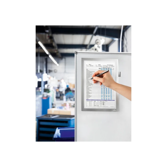Duraframe Durable 498923 Note A4 magnetisch zilver