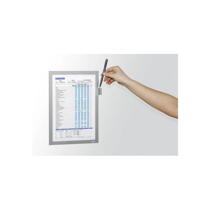 Duraframe Durable 498923 Note A4 magnetisch zilver