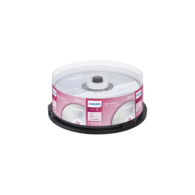 DVD-R Philips 4.7GB 16x SP 25 stuks