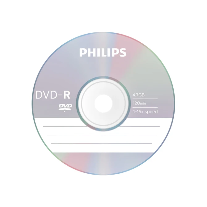 DVD-R Philips 4.7GB 16x SP 25 stuks