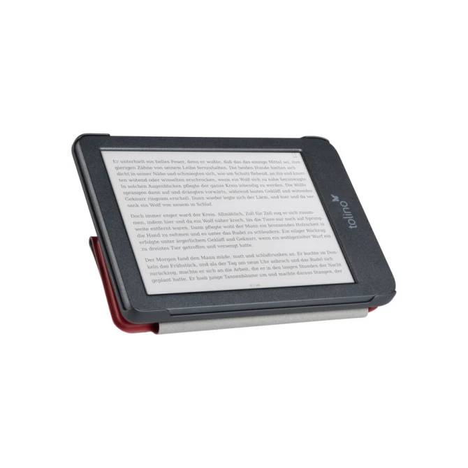 E-reader beschermhoes Tolino Shine Origami rood
