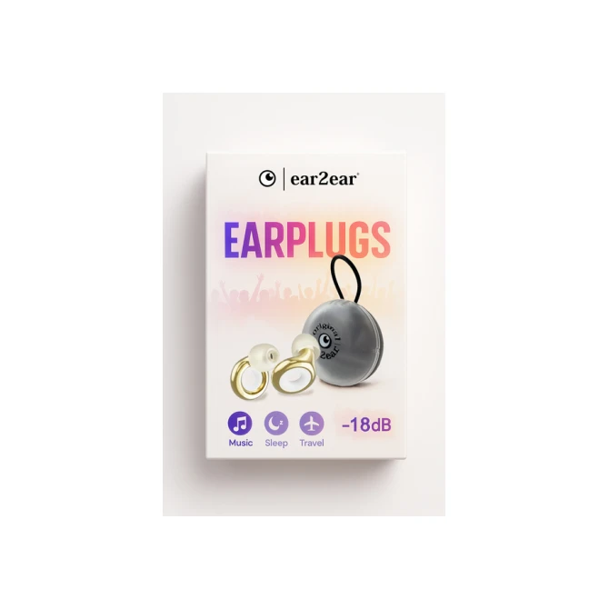 Earplug ear2ear 18dB goud