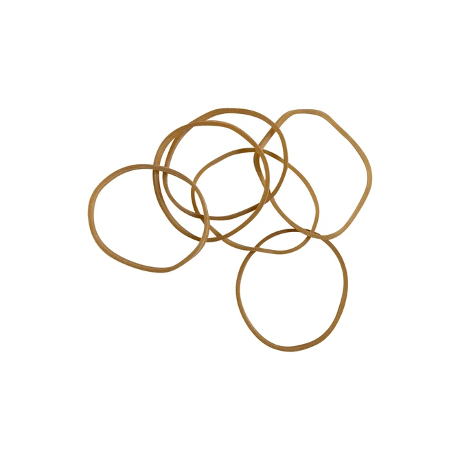 Elastiek Standard Rubber Bands 14 50x1.5mm 1kg 5333 stuks bruin