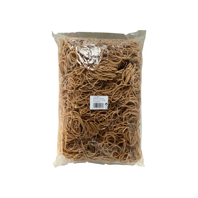 Elastiek Standard Rubber Bands 14 50x1.5mm 1kg 5333 stuks bruin
