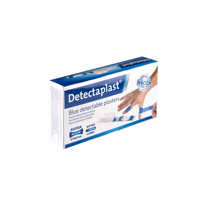 Elastische blauwe textielpleister Detectaplast 180x20mm 100 stuks