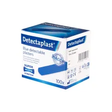 Elastische blauwe textielpleister Detectaplast 19x72mm 100 stuks