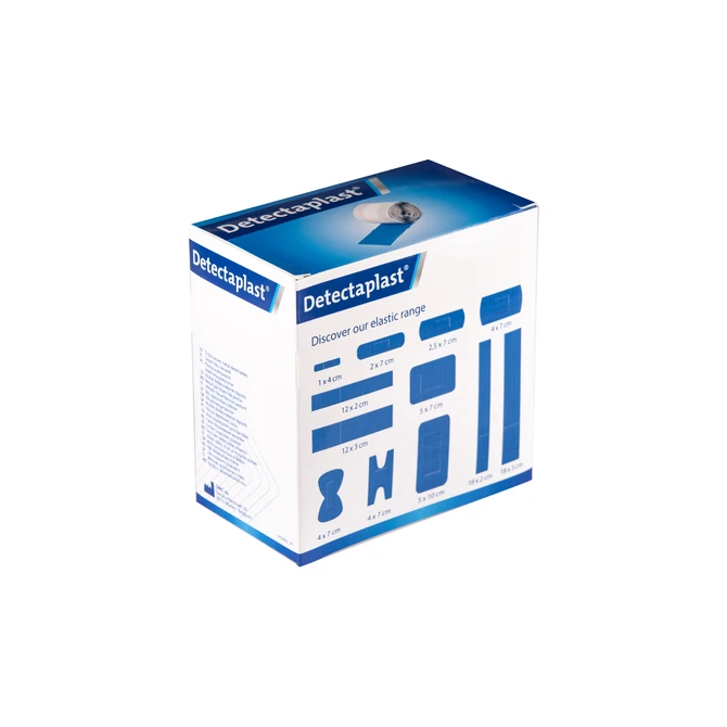 Elastische blauwe textielpleister Detectaplast 6cmx5m
