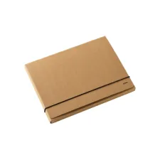 Elastobox Kraft Line A4 3 kleppen bruin Elastobox Kraft Line A4 3 kleppen bruin
