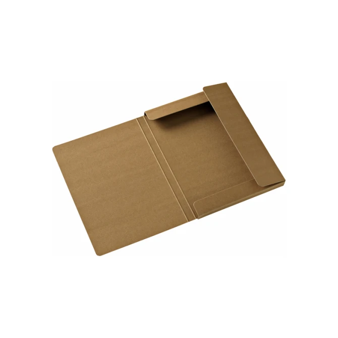 Elastobox Kraft Line A4 3 kleppen bruin
