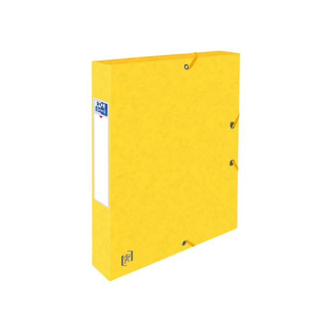 Elastobox Oxford Top File+ A4 40mm geel