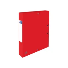 Elastobox Oxford Top File+ A4 40mm rood