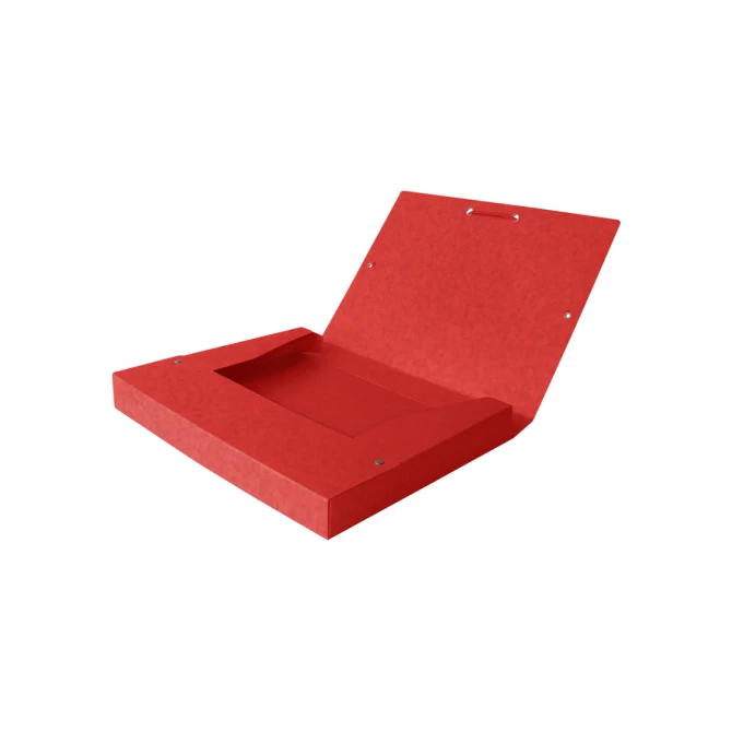 Elastobox Oxford Top File+ A4 40mm rood