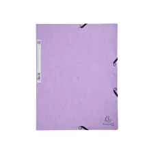 Elastomap Exacompta Aquarel A4 3 kleppen 400gr glanskarton lila Elastomap Exacompta Aquarel A4 3 kleppen 400gr glanskarton lila