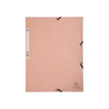 Elastomap Exacompta Aquarel A4 3 kleppen 400gr glanskarton roze Elastomap Exacompta Aquarel A4 3 kleppen 400gr glanskarton roze