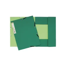 Elastomap Exacompta Forever A4 3 kleppen 380gr donkergroen