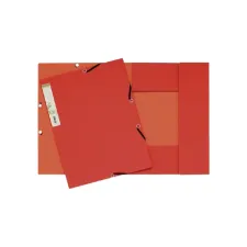 Elastomap Exacompta Forever A4 3 kleppen 380gr rood