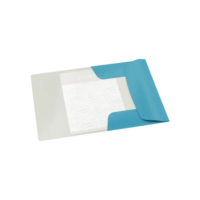 Elastomap Leitz Cosy A4 3-kleps blauw