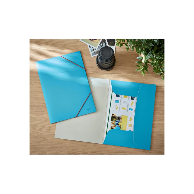 Elastomap Leitz Cosy A4 3-kleps blauw