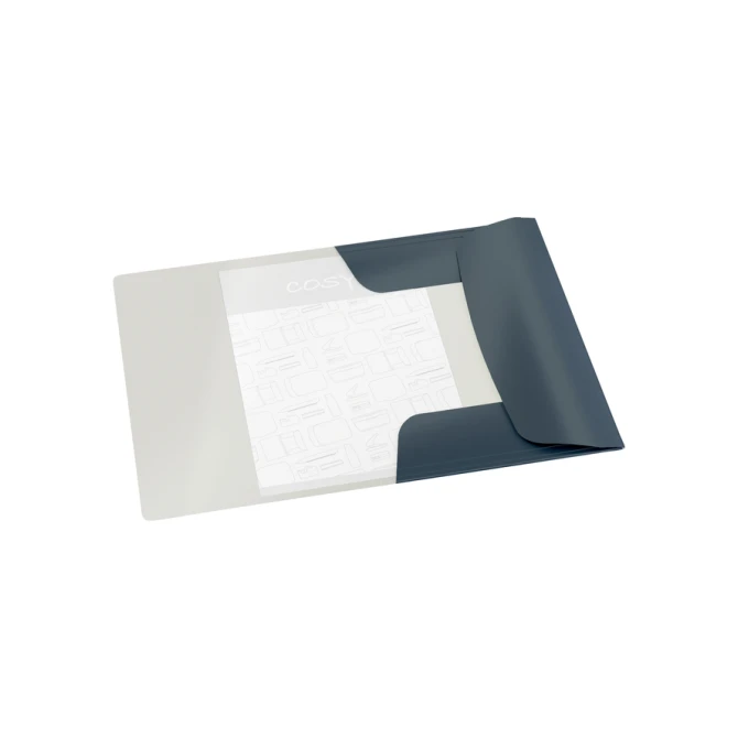 Elastomap Leitz Cosy A4 3-kleps grijs