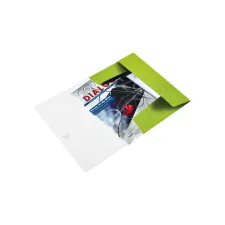 Elastomap Leitz WOW A4 3 kleppen PP groen Elastomap Leitz WOW A4 3 kleppen PP groen