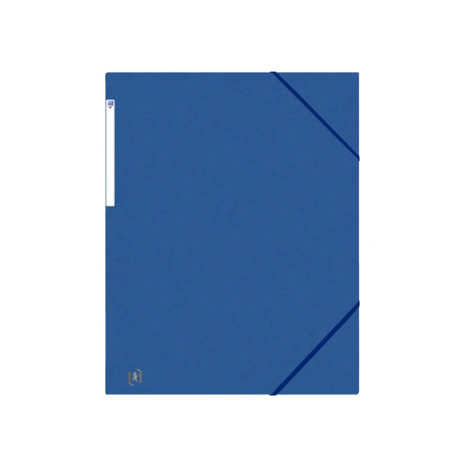 Elastomap Oxford Top File+ A3 3 kleppen 390gr blauw