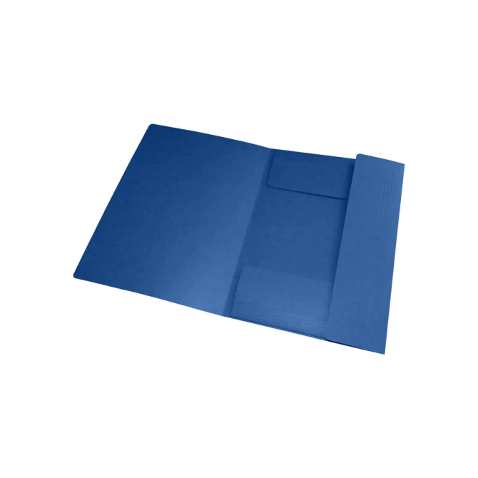 Elastomap Oxford Top File+ A3 3 kleppen 390gr blauw