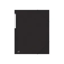 Elastomap Oxford Top File+ A3 3 kleppen 390gr zwart