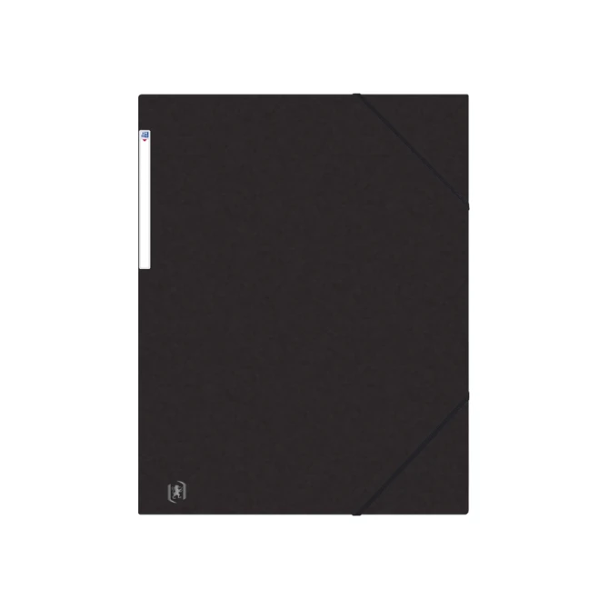 Elastomap Oxford Top File+ A3 3 kleppen 390gr zwart