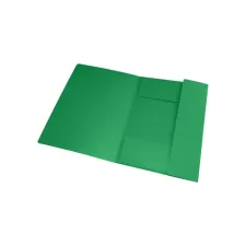 Elastomap Oxford Top File+ A4 3 kleppen 390gr groen