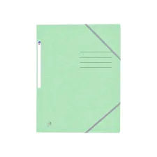 Elastomap Oxford Top File+ A4 3 kleppen 390gr pastel groen