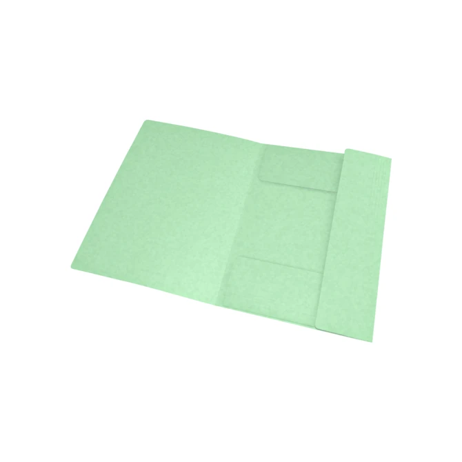 Elastomap Oxford Top File+ A4 3 kleppen 390gr pastel groen